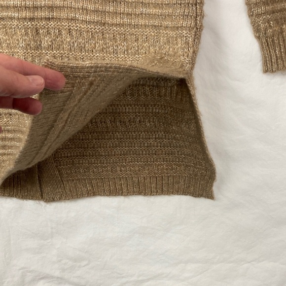 NEW Jessica Simpson Long Cardigan Button Up Sweater Tan Color Size Small - Picture 3 of 10